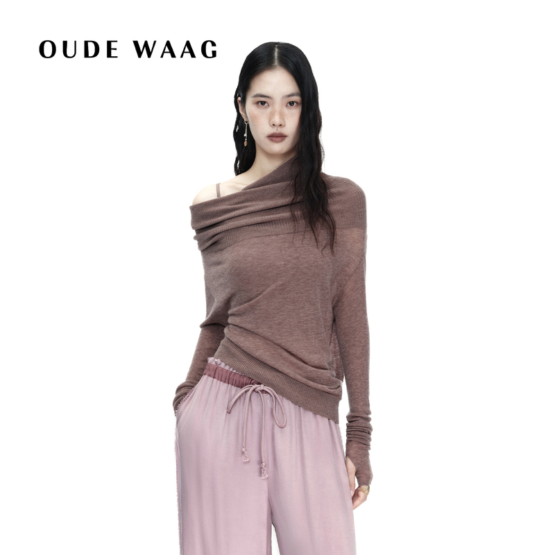 Oude Waag 26 New Autumn and Winter Style Lazy, Relaxed, Soft, Asymmetrical Water-Soluble Wool Knitwear Oude Waag 26 New Autumn and Winter Style Lazy, Relaxed, Soft, Asymmetrical Water-Soluble Wool Knitwear