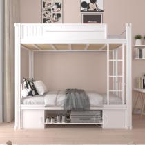 New steel bunk bed double-decker high and low bed for adults and children iron frame high and low bed staff dormitory dormitory iron bed