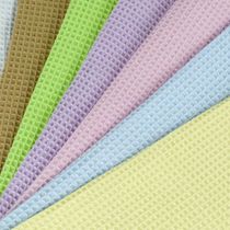 Soft Waffle Weave Cotton Fabric Pure Color By Half Yard DIY