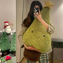 2023 New Christmas Tree Garland Decoration Plush Toy Doll Gingerbread Man Pillow Children’s Christmas Gift for Women