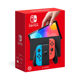 [Spring Festival Non-Stop Sales] Nintendo Switch Hong Kong Version Oled Nintendo Ns Console Red and Blue Enhanced Battery Life Version White Handheld Game Console Ring Fit Adventure Game Cartridge 1614