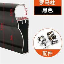 Ceramic tile cabinet thickened countertop l hanging edge sealing bar corner accessories male corner and inner corner zinc alloy material