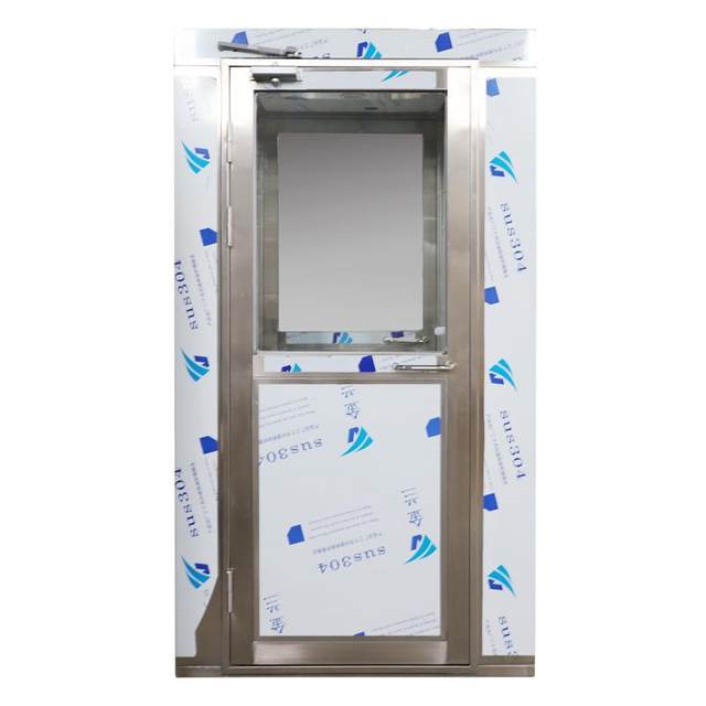 Manufacturer supplies stainless steel single double blow single door automatic induction air shower room