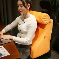 Pillow bedside cushion soft bag heightening and widening bed back cushion waist cushion sofa living room student triangle pillow waist cushion