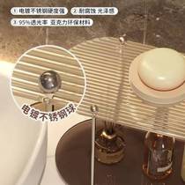 Acrylic multifunctional storage rack Internet celebrity same style desktop storage rack ins ceramic cup display rack