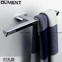 New all-copper Nordic towel ring bathroom hand towel holder short hook ring modern double-sided towel