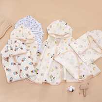 Newborn double-layer gauze light cotton sun protection cloak for children in summer sweat-absorbent and breathable baby air-conditioned room shawl