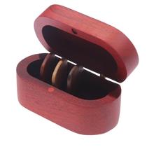 Wooden Guitar Pick Plectrum Box 3pcs Picks Hold Guitarra Acc
