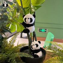 Panda clips home decoration curtain clips plush toy dolls Chengdu Panda Base super cute souvenirs