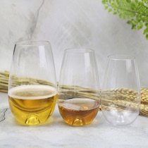 10 disposable wine glasses hard plastic fall-resistant and anti-collision wine glasses champagne red wine glasses PET12OZ hexagonal cups
