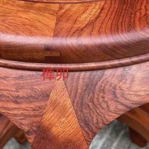 Burmese rosewood drum stool big fruit red sandalwood round stool solid wood stool mortise and tenon structure tea table stool new Chinese style shoe changing stool