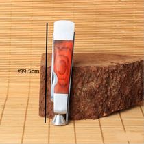 Pipe multi-function stainless steel mahogany knife three-in-one tool scraper pressure rod cleaning metal needle accessories new