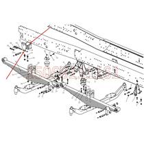 The new product is suitable for SINOTRUK Howo front steel plate bracket T7H Shandeka G7 lifting lug Steyr TX steel plate seat original