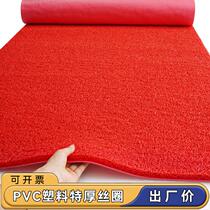 Customized red carpet commercial waterproof anti-slip floor mats hotel entrance outdoor welcome door mats entrance door wire circle floor mats