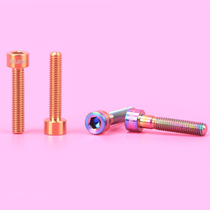 Titanium Ti screw Headset wscrew RISK 1pcs M6*30mm TC4 Bolt