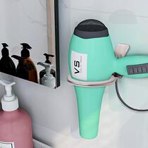 Hair dryer rack free of punching home bathroom toilet discharge hair dryer rack wall-mounted stainless steel hair dryer rack