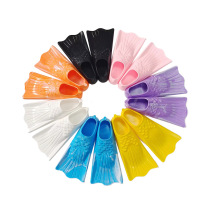 Fins swimming special for adults and children diving training duck feet mens breaststroke freestyle silicone short fins for women