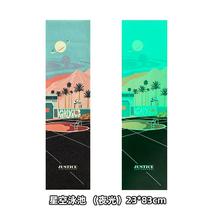 Double rocker sandpaper professional skateboard sandpaper pore sandpaper coarse sand fine sand pure black color transparent Jump skateboard shop