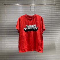 24s new fashion tops versatile couples loose casual short-sleeved T-shirts with letter printing simple half-sleeves for men and women