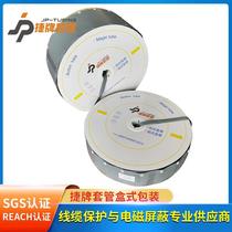 High-end Jie brand buckle type drawstring wrapped wire cloth wrapped wire cloth electric knot wire VC buckle Jie brand sleeve type bag end buckle