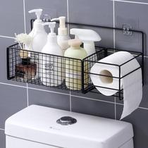 Yousiju toilet storage rack above the toilet household bathroom paper towel holder bathroom waterproof punch-free toilet storage rack