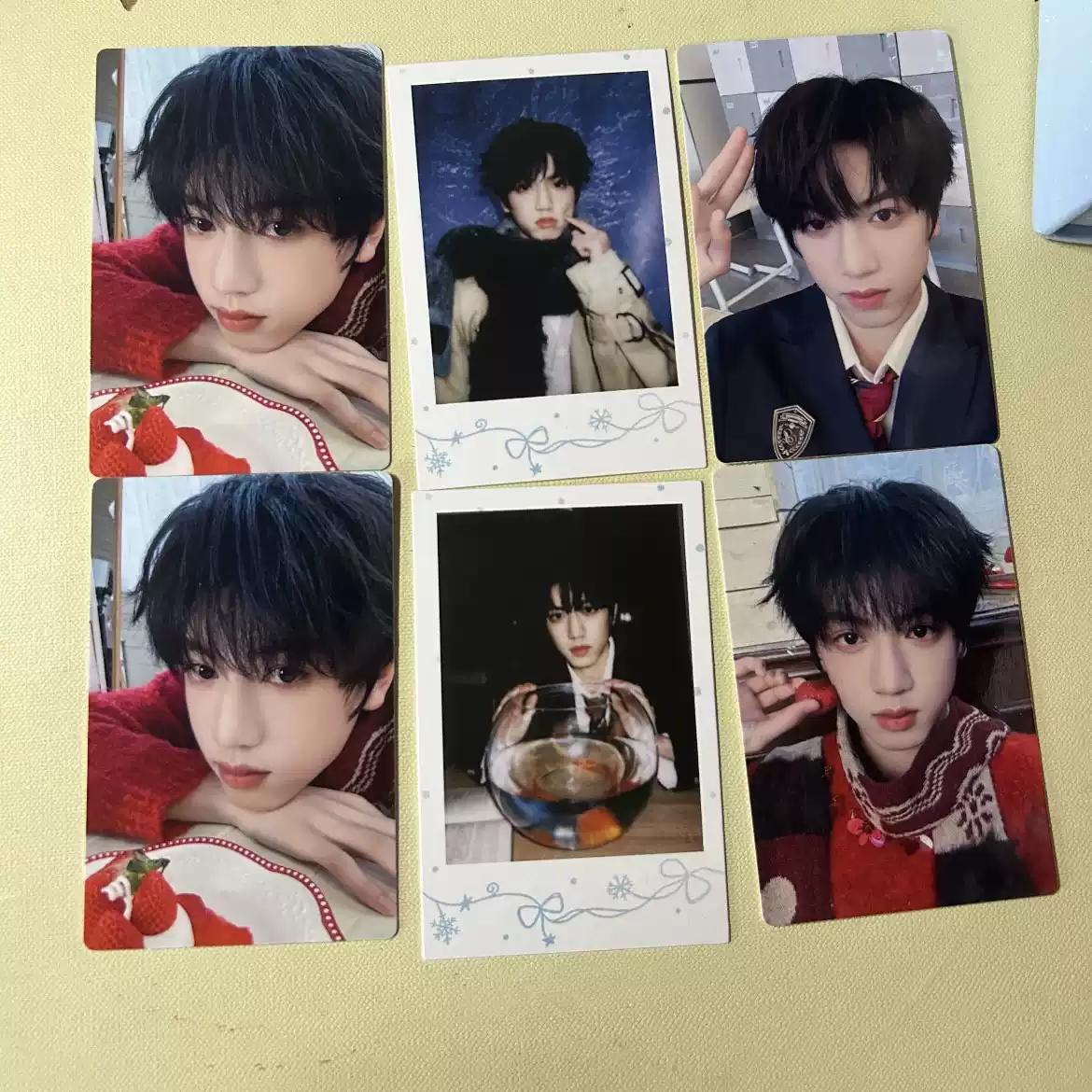 TF家族四4代周边官方产品奔跑3套装给冬日的回信陈奕恒陈浚铭同款