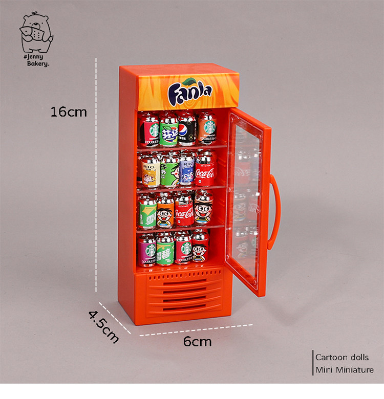 Charming Miniature Cola Vending Machine Toy - Dollhouse Delight - Taobao product photo 7