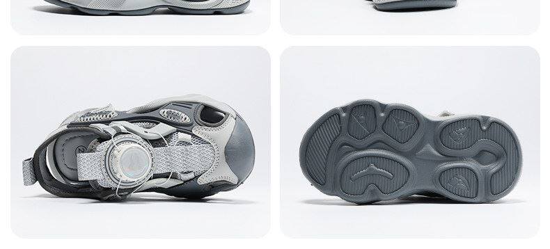 Children's Sandals for Boys 2026 Summer New Style Boys' Soft-Soled Non-Slip Wading Beach Shoes for Older Kidsren with Mesh Surface Sandals — 31