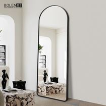 BOLEN arched framed dressing mirror home floor mirror mobile bedroom cloakroom fitting mirror wall hanging entrance mirror