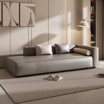 Modern minimalist chaise longue chair tofu block sofa small apartment living room lazy lounge chair hotel bed and breakfast leisure couch customization