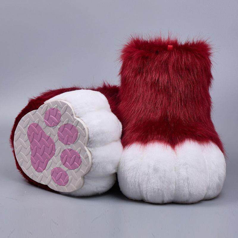 furry福瑞/兽装 兽装成品现货鞋子fursuit可穿戴室内外脚兽爪福瑞兽人装扮接定制
