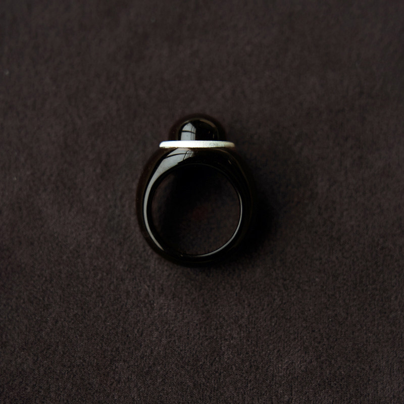 OLIOEACETO sterling silver pulp ring