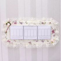 Fabric switch protective cover switch wall sticker creative living room bedroom lamp wall socket decorative sticker simple and modern