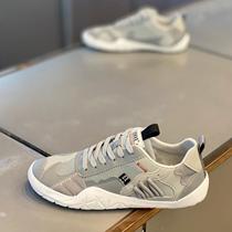 Clown shoes for men new style leather and mesh breathable soft sole comfortable lightweight internet celebrity popular casual sports shoes