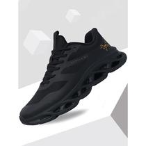 Mens shoes spring new trendy breathable sports shoes black mesh soft sole shoes mens casual dad shoes summer style