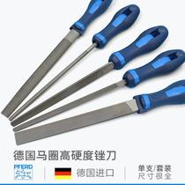 German PFERD horse ring imported files 8 10 12 inches flat semi-circle triangle square round fitter steel file