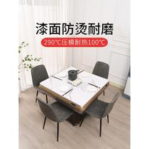 Painted anti-scalding thickened mahjong machine cover wear-resistant and waterproof dining table mahjong desktop board wooden universal square new