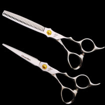 High-end hairdressing scissors professional hairdressing scissors set hairdressing scissors promotion Kawamoto 6-inch haircut scissors on behalf of hair