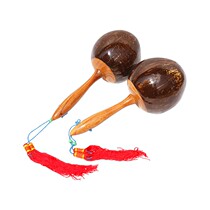 Xinbao sand hammer percussion instrument professional sand ball natural coconut shell sand hammer KTV sand ball props 65 yuan 1 pair