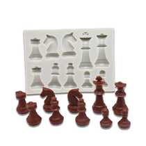 diy mold chess fondant cake chocolate baking silicone mold aromatherapy ornaments silicone mold