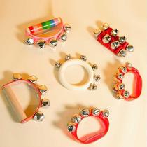 Kindergarten string bell hand bell Orff percussion instrument hand bell music class bell teaching aids childrens performance equipment