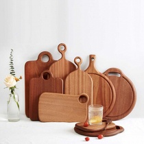 Baby cutting board fruit wood cutting board mini cutting board creative childrens dinner plate ebony cutting board steak cutting board