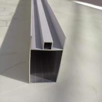 Grouting aluminum alloy tile cement cabinet grouting aluminum groove double slot aluminum tube wide mountain type mountain edge sealing column