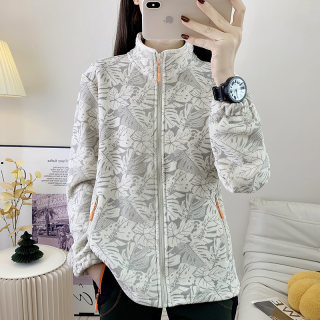 户外抓绒衣女士秋冬摇粒绒外套加厚保暖冲锋衣内胆登山徒步上衣