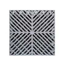 Mrs. Zhuang gray 500*500*60mm car wash floor grille beauty shop floor grid plate plastic parking lot