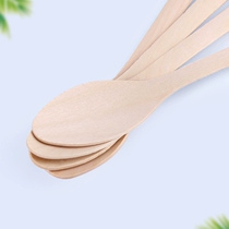 Disposable wooden tableware wooden spoon fork cake dessert cutlery set individually packaged environmentally friendly and biodegradable