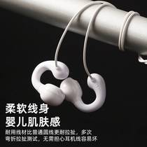 New clip-on 2m 3m mic-less wired headphones high-quality anchor with mic headphones sound card computer universal