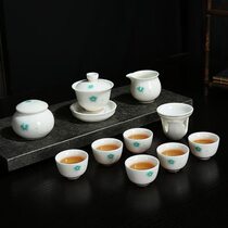 なHigh-end luxury なtea maker tea bowl white porcelain Kung Fu tea set tea cup ceramic teapot tea set set for home use