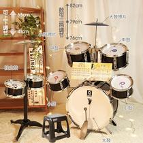 Childrens girl drum set for home beginners 3-8 years old drum practice instrument 6 toys baby boy birthday gift