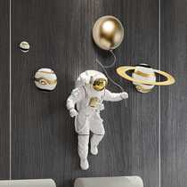 Creative astronaut wall hanging Nordic living room wall decoration pendant childrens room bedroom bedside astronaut wall decoration